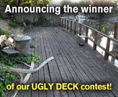 Announcing the winner of our Ugly Deck Contest